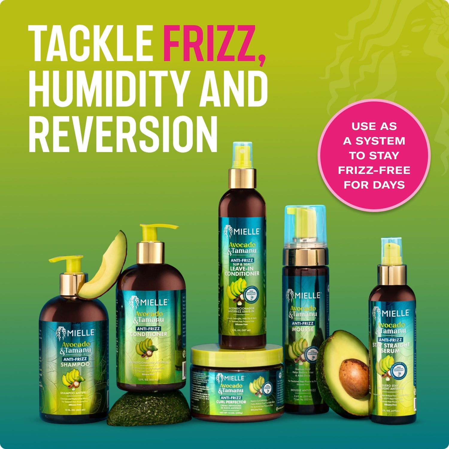 Avocado & Tamanu Anti-Frizz Shampoo